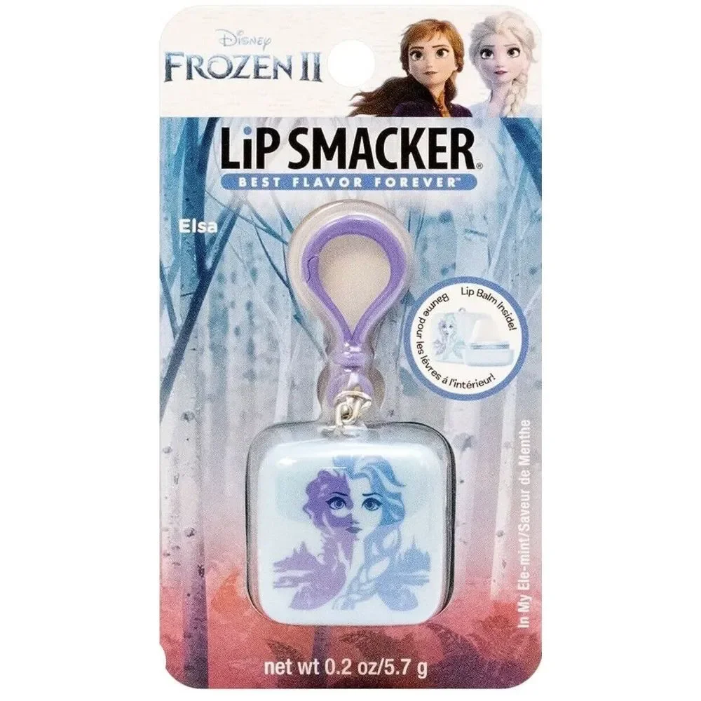 Disney Lip Smacker Cube Lip Balm Key chain  Frozen II Elsa